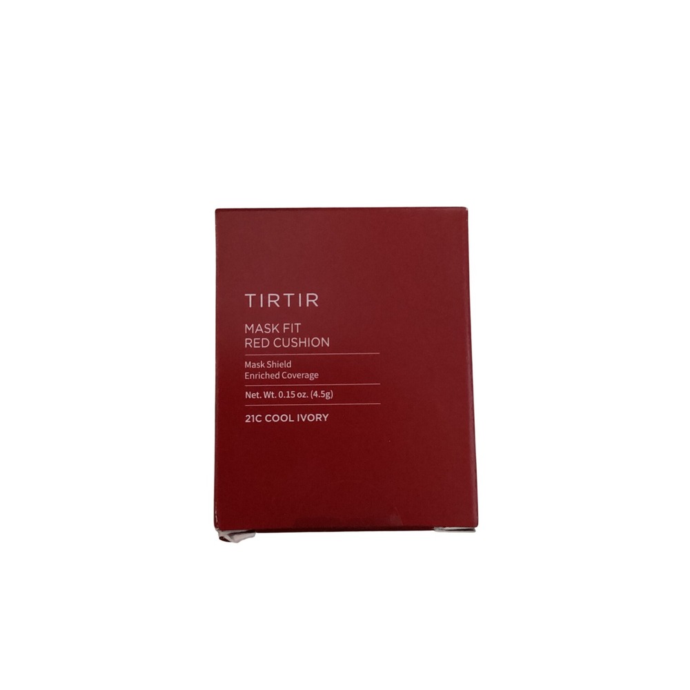 TIRTIR Mask Fit Red Cushion Foundation Mini 21C Cool Ivory 0.15oz K-Beauty